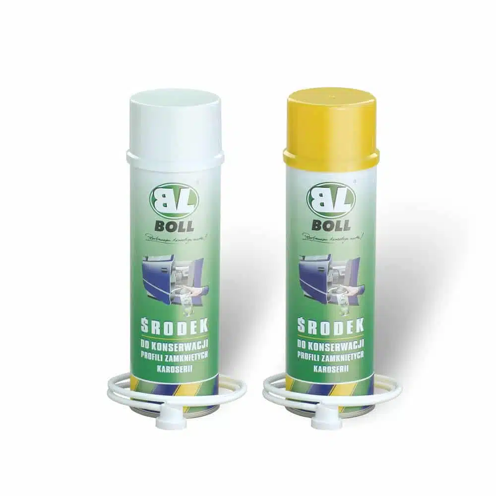 BOLL ŚRODEK OCHRONY PROFILI ZAMKNIĘTYCH SPRAY ŻÓŁTY 0.5L