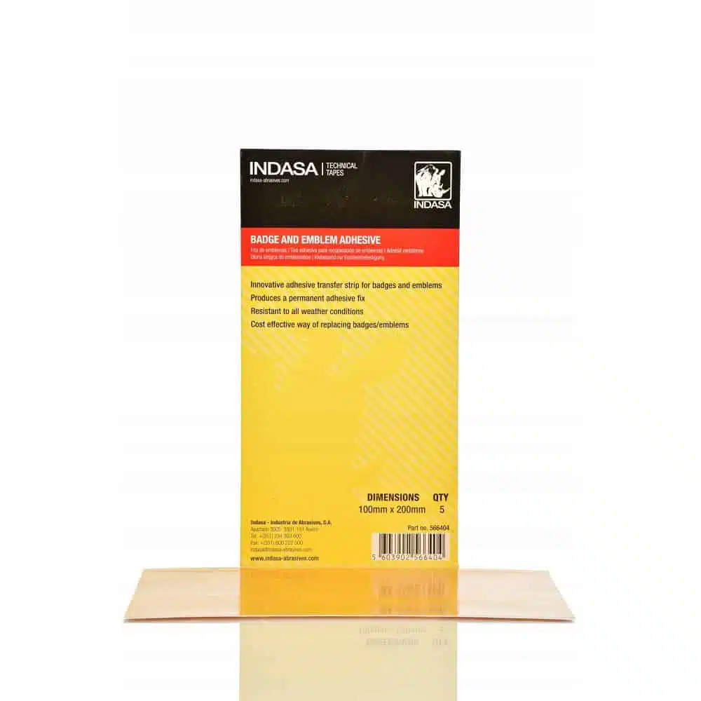 INDASA TAŚMA-BŁONA KLEJĄCA DO EMBLEMATÓW 100x200mm