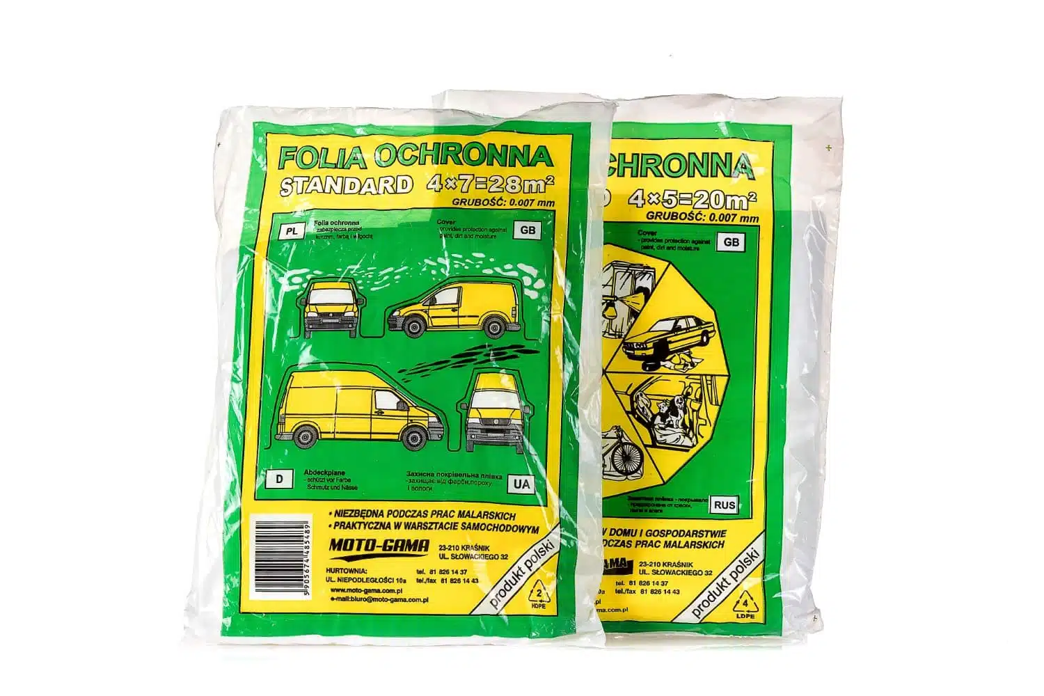 FOLIA MALARSKA 4x5 ERG 20M2 ZĄBKOWICE