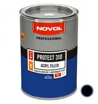 NOVOL PROTECT 310 4+1 PODKŁAD AKRYL. 1L CZARNY - obrazek 2