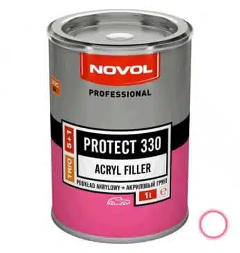 NOVOL PROTECT 330 5+1 PODKŁAD AKRYL. 1L TRIO BIAŁY - obrazek 2