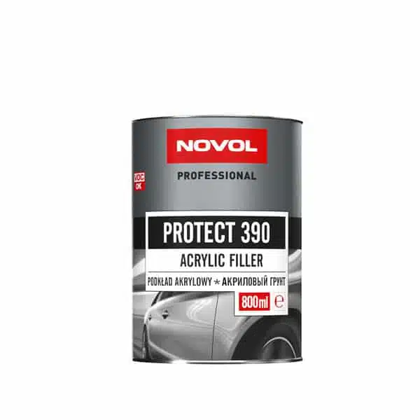 NOVOL PROTECT 390 4+1 PODKŁAD AKRYL.0,8L CZARNY