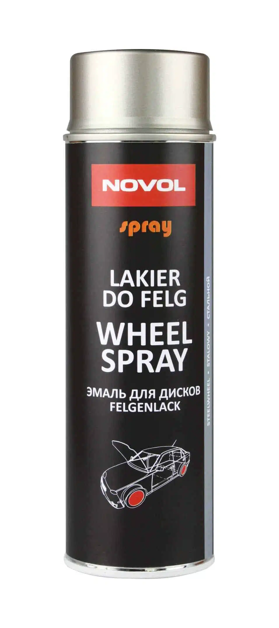 NOVOL SPRAY DO FELG WHEEL STEEL 500ML