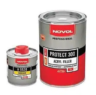 NOVOL PROTECT 300 4+1 PODKŁAD AKRYL. 1L SZARY - obrazek 2