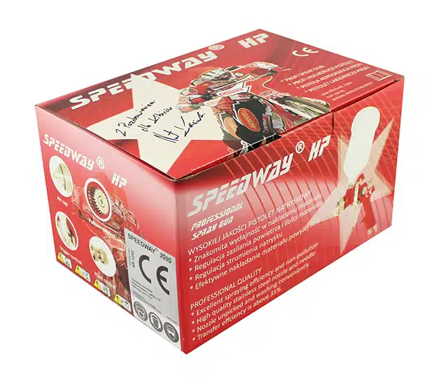 PISTOLET LAKIERNICZY SPEEDWAY CZERWONY HP 3.0mm - obrazek 6