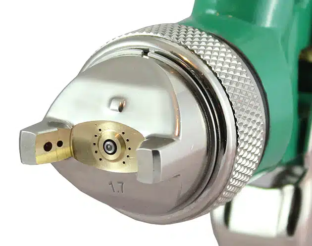 PISTOLET LAKIERNICZY SPEEDWAY ZIELONY HVLP 1.7mm - obrazek 4