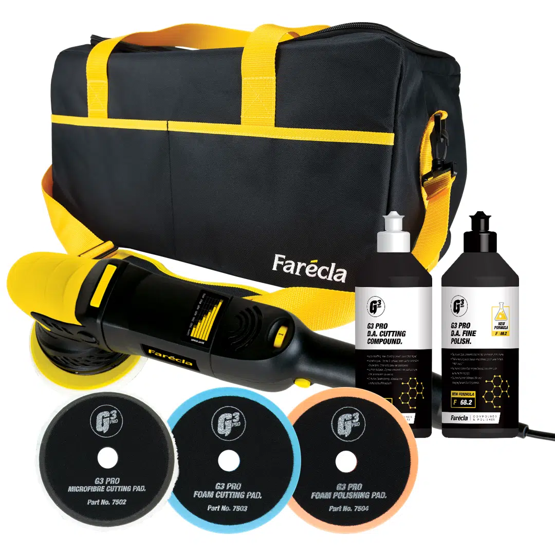 FARECLA ZESTAW POLERSKI BIG BOX DUAL ACTION + TORBA